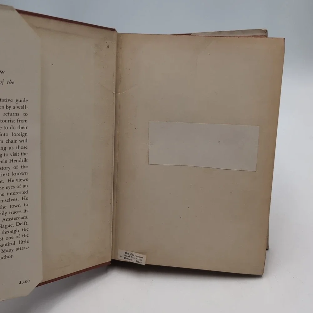 Holland: Crossroads Of The Zuider Zee By Hendrik De Leeuw 1st Ed 1st Printing Dj